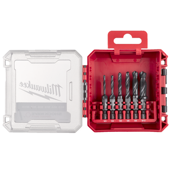 Zestaw kombi gwintowników wierteł HSS-G 1/4" 6szt. Milwaukee 4932498267