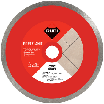 Tarcza diamentowa Rubi CPC 200 Pro do gresu porcelanowego