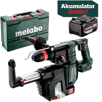 Młot akumulatorowy Metabo KH 18 LTX BL 28 Q Set ISA (601715900)