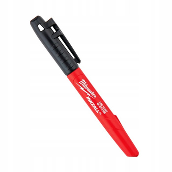 Marker budowlany czarny cienki Milwaukee 48223100