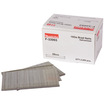 Gwoździe szpilki 16GA 50mm do gwoździarki DBN600 2000szt. Makita F-33993
