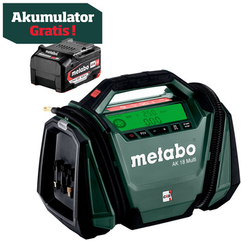 Akumulatorowa sprężarka Metabo AK 18 Multi (600794850)