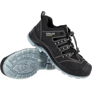 Sandały skórzane Stalco Helios S1 czarne, rozmiar 41