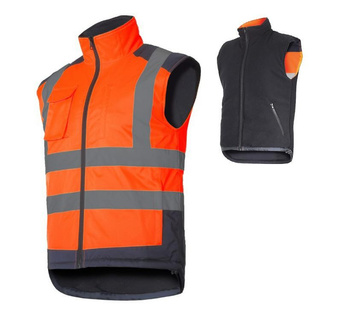 Dwustronna kamizelka ostrzegawcza Lahti Pro rozm. 2XL