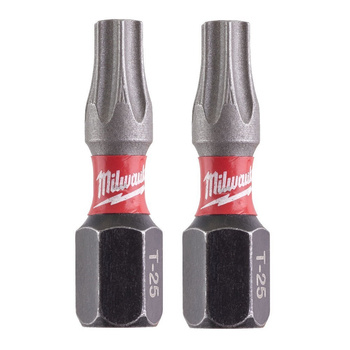 Bity udarowe Milwaukee  Shockwave Impact TX25 25mm - 2 sztuki