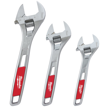Klucz nastawny angielski 150, 200, 250 mm do rur zestaw 3 szt. Milwaukee 4932493414