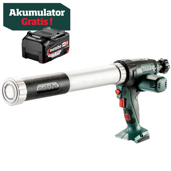 Akumulatorowy pistolet do nakładania klejów i past Metabo KPA 18 LTX 600 (601207850)