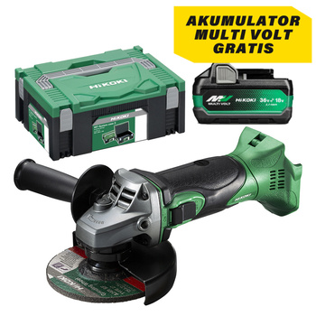 Akumulatorowa szlifierka kątowa 125mm HiKOKI G18DSL2 W3Z