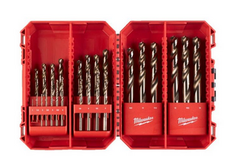  Zestaw wierteł do metalu 25 szt HSS-G RED COBALT 1-13mm Milwaukee 4932493868