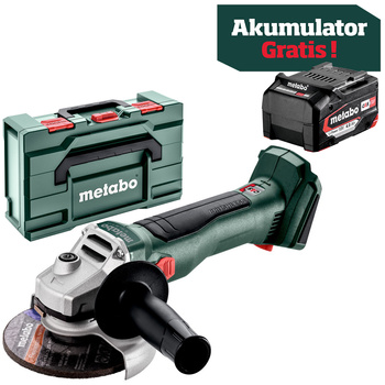 Akumulatorowa szlifierka kątowa Metabo W  18 L BL 9-125 (602374840) 