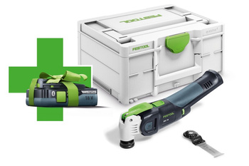 FESTOOL Urządzenie wielofunkcyjne akumulatorowe 18V VECTURO  OSC 18 E-Basic-4,0 Akumulator GRATIS