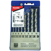 Zestaw wierteł do betonu 3-10 mm 8szt. Makita P-60006