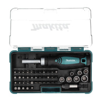 Zestaw nasadek i bitów, 47 elementów Makita B-36170