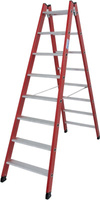 Drabina dwustronna z tworzywa sztucznego ze stopniami KRAUSE Stabilo 3,30m 2x8