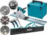 Piła zagłębiarka SP6000J + szyna 1,5m + zaciski + tarcze Makita