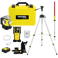 Laser krzyżowy Nivel System CLX3G z zieloną wiązką + Statyw SJJ-M1 + czujnik CLS-5 + łata LS-24