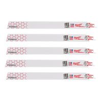 Brzeszczot do pił posuwowych metal 300mm 18z/cal 5szt. Milwaukee 48475789