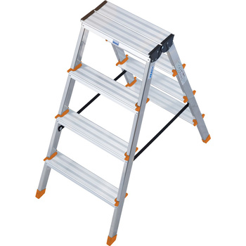 Drabina dwustronna ze stopniami Dopplo KRAUSE Monto 2,40m 2x4