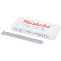 Gwoździe szpilki 18GA 15mm do gwoździarek 5000szt. Makita F-31867