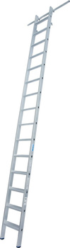 Drabina wolnostojąca, jezdna z platformą oraz barierkami KRAUSE Stabilo 4,35m 1x10 3,95m