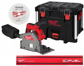 Zagłębiarka akumulatorowa 18V 55mm + prowadnica 1,4m GR1400 Milwaukee M18FPS55-0P