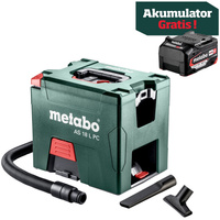 Odkurzacz akumulatorowy Metabo AS 18 L PC (602021850)