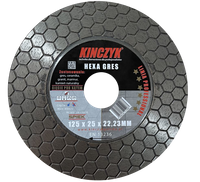 Kinczyk 19-1310 Tarcza diamentowa HEXA-GRES 125mm x 22.23
