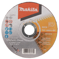 Tarcza tnąca 125x1.0x22.23mm Makita E-03040