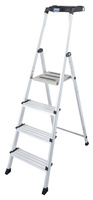 Drabina wolnostojąca ze stopniami Secury z MultiGrip KRAUSE Monto 2,85m 1x4