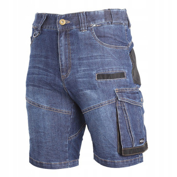 Krótkie spodenki jeansowe ze wzmocnieniami Lahti Pro rozm. 2XL