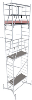 Aluminiowe rusztowanie robocze 2. kondygnacja KRAUSE Monto ClimTec