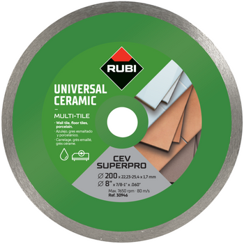 Tarcza diamentowa Rubi CEV 200 Superpro do płytek ściennych