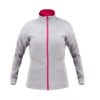 Bluza, polar damski szaro różowy Lahti Pro rozm. 3XL