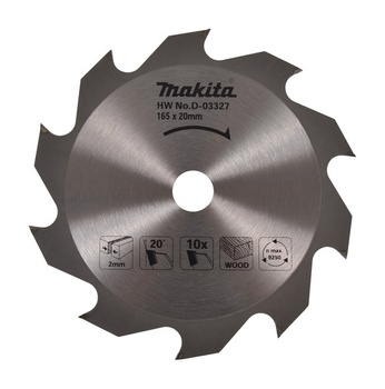 Tarcza tnąca HM 165x20mm Makita D-03327