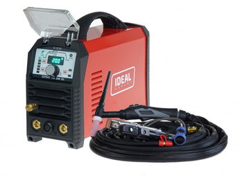 Spawarka inwertorowa TECNO TIG 220 DC PULSE DIGITAL + zestaw TIG IDEAL