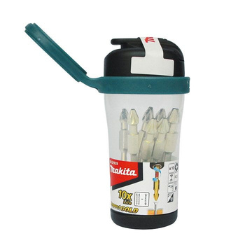 10 Bitów podwójnych końcówka wkrętakowa skrętna PZ2 Makita B-52928