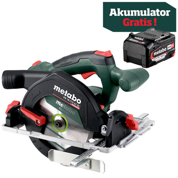 Akumulatorowa ręczna pilarka tarczowa Metabo KS 18 LTX 57 BL (611857850)