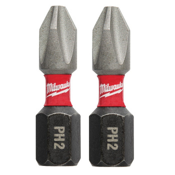 Bity udarowe Milwaukee  Shockwave Impact PH2 25mm - 2 sztuki