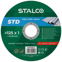Tarcza do cięcia metalu płaska STD 125mm 1,0x22,23mm Stalco S063259010