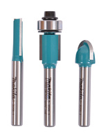 Zestaw 3 frezów do frezarek 6mm Makita D-30209