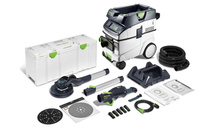FESTOOL Zestaw złożony z szlifierki przegubowej i odkurzacza PLANEX LHS 2 225 EQI/CTL 36 EI-Set