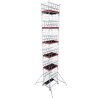 Aluminiowe rusztowanie jezdne o poszerzonej konstrukcji KRAUSE Monto ProTec XXL 11,30m 13,30m