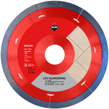 Tarcza diamentowa Rubi CPJ 115 Superpro do gresu porcelanowego